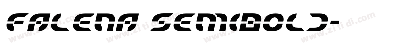 Falena SemiBold字体转换